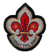 Fleur de Lys Badge of Shirley Pipe Band